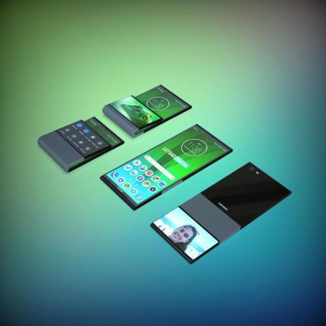 背面辅屏+柔性铰链 联想折叠屏手机长这样！